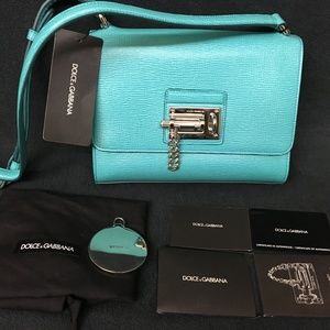 Dolce & Gabbana Monica embossed leather bag NWT